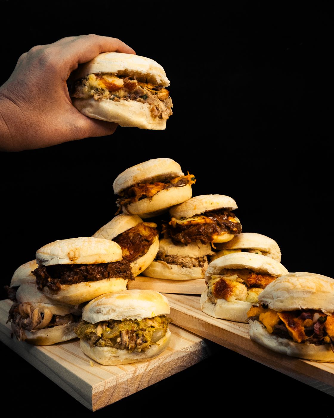 Sándwiches con carne braseada de LPB