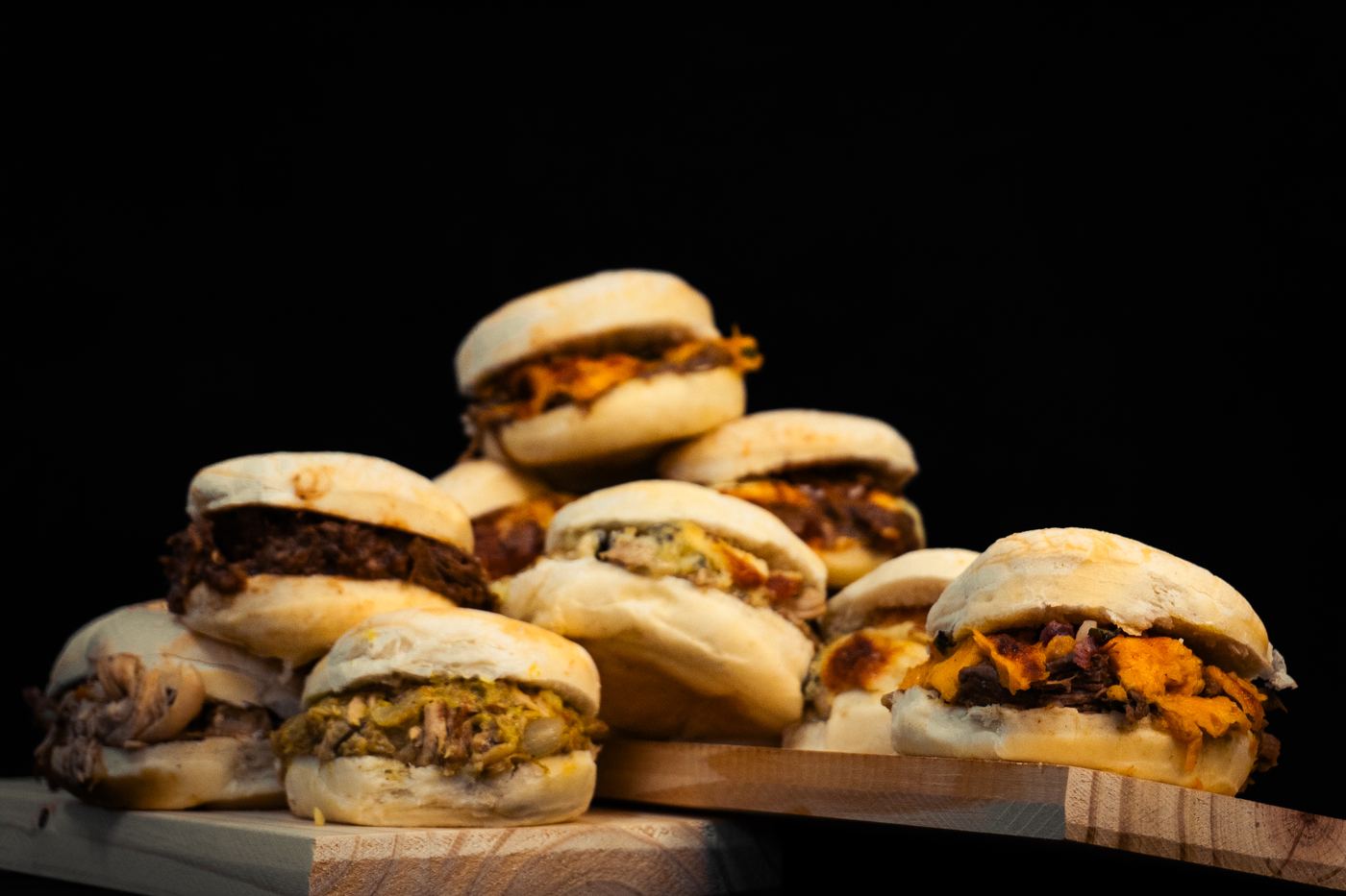 Sándwiches listos para servir